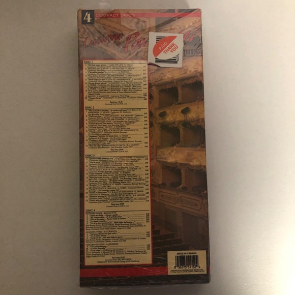 Luciano Pavarotti Greatest Hits Long Box Sealed Rare 4 CDs - Picture 4 of 12